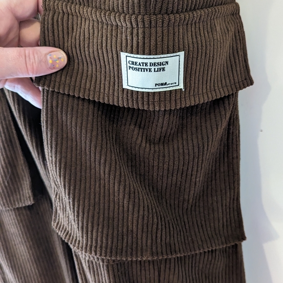 Brown Cargo Style Sweats Size Men's Medium NWOT - Picture 7 of 8